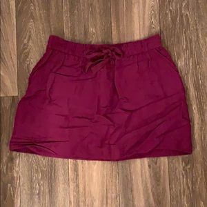 LOFT mid-thigh skirt in purple